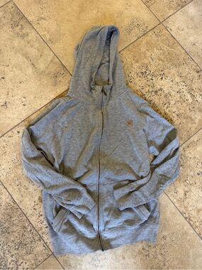 Aeropostale Heather Gray Zip Hoodie